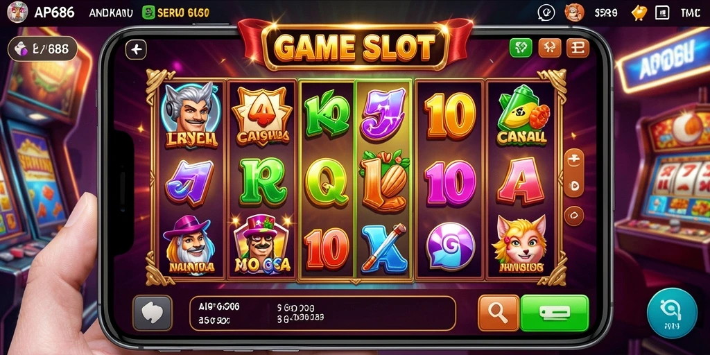 Gameplay AP686 yang menarik dalam tampilan slot modern.