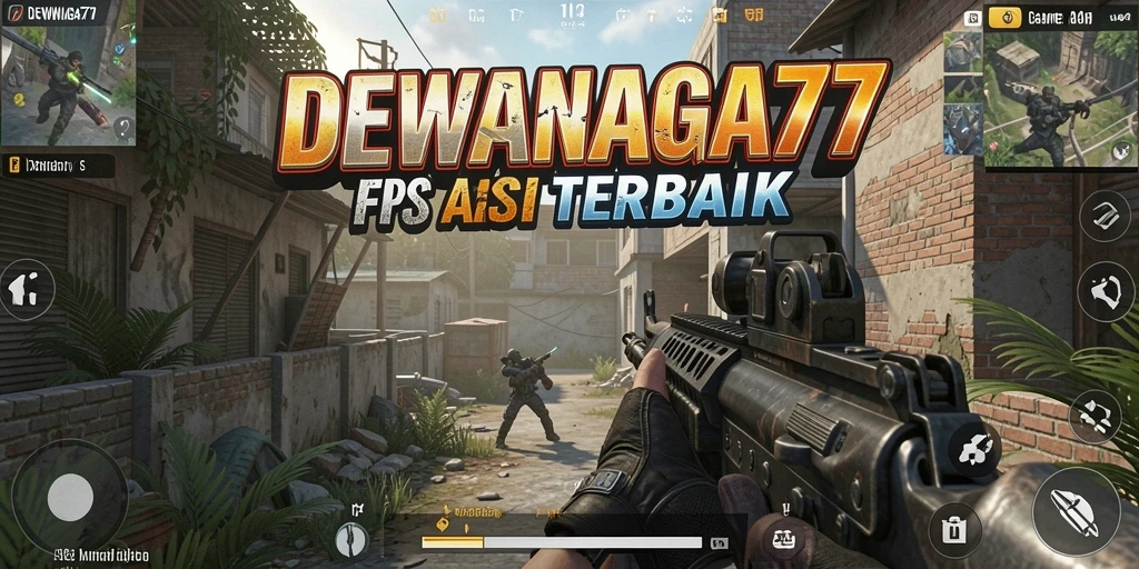 Gameplay DEWANAGA77 yang mendebarkan dalam pertempuran FPS.