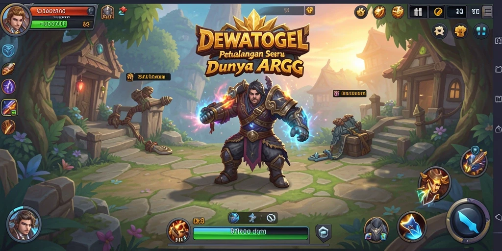 Gameplay seru DEWATOGEL dengan pertarungan epik dan dunia yang luas.