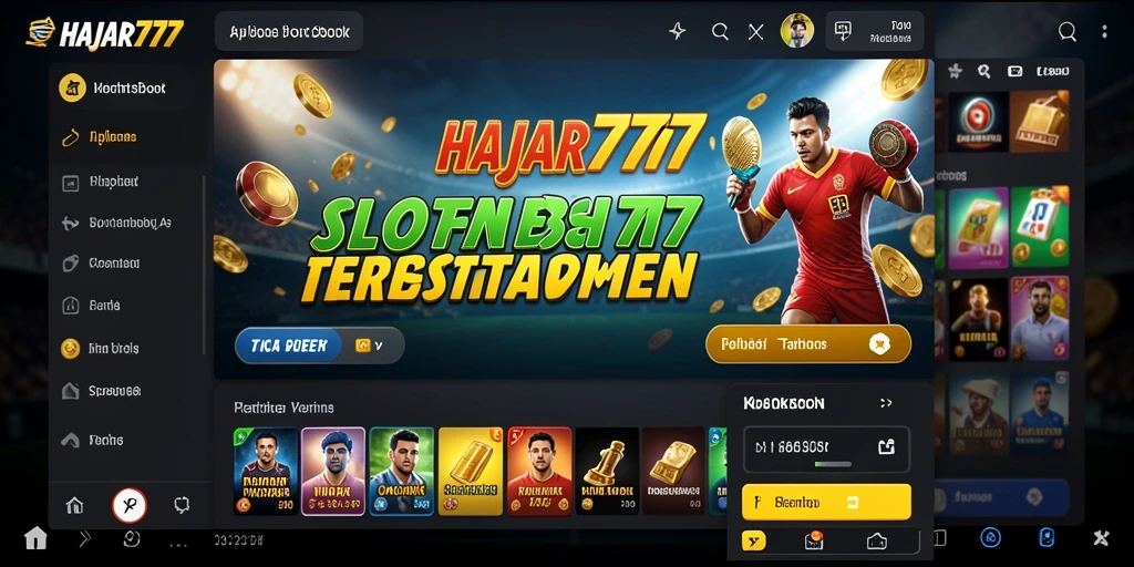 Tampilan menarik dari gameplay taruhan olahraga di HAJAR777.