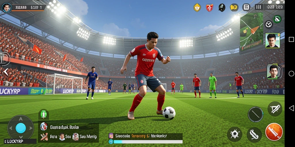 Tampilan gameplay menarik dari LUCKYRP yang memukau.
