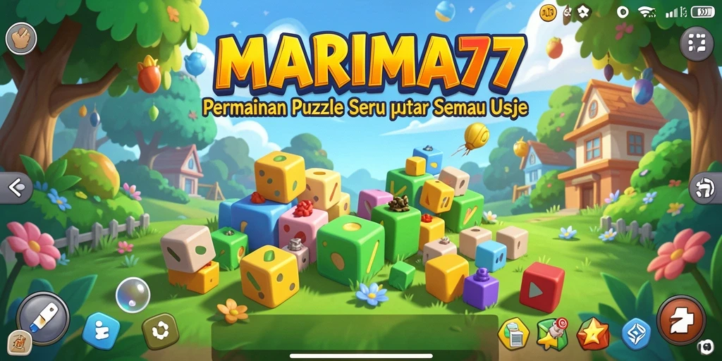 Tampilan gameplay MARIMA77 yang menampilkan tantangan Puzzle menarik.