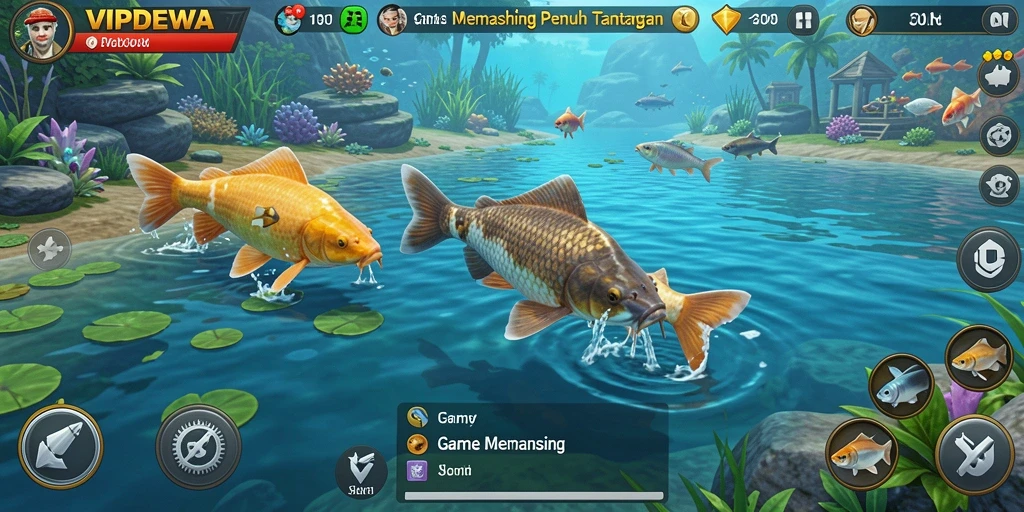 Gameplay menarik di <strong>VIPDEWA</strong> dengan aksi memancing yang mendebarkan.