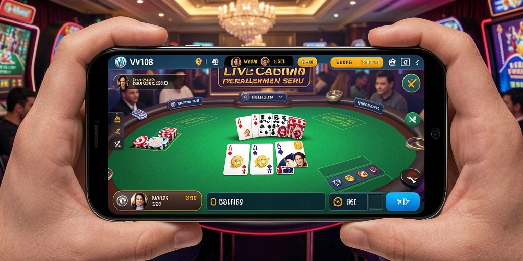 Tampilan gameplay Live Casino yang menarik di VW108.